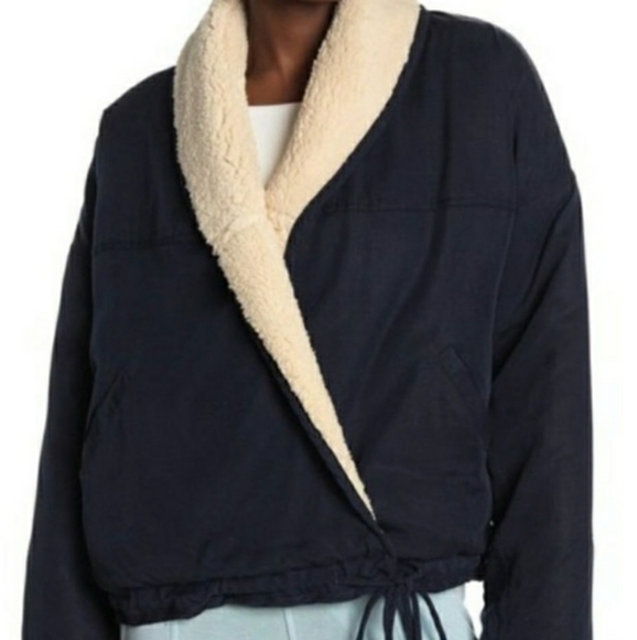 Nwt Free People Movement Mix It Up Reversible Sherpa Jacket - Picture 3 of 16